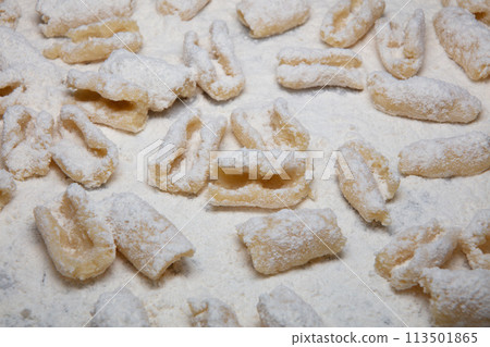 gnocchi alla sorrentina prpearation gnocchi alla sorrentina prpearation 113501865