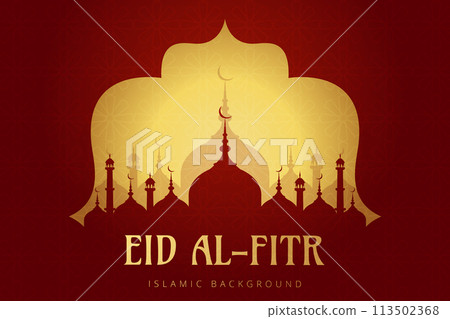 Vector Ramadan, Eid al-Fitr, Islamic background template 113502368