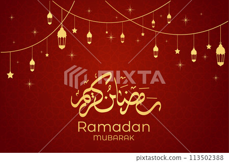 Vector Ramadan, Eid al-Fitr, Islamic background template 113502388