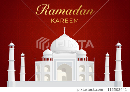 Vector Ramadan, Eid al-Fitr, Islamic background template Vector Ramadan, Eid al-Fitr, Islamic background template 113502441