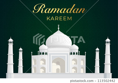 Vector Ramadan, Eid al-Fitr, Islamic background template 113502442
