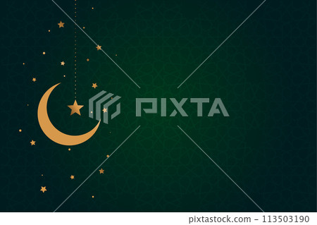 Vector Ramadan, Eid al-Fitr, Islamic background template Vector Ramadan, Eid al-Fitr, Islamic background template 113503190