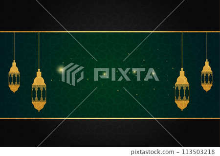 Vector Ramadan, Eid al-Fitr, Islamic background template Vector Ramadan, Eid al-Fitr, Islamic background template 113503218