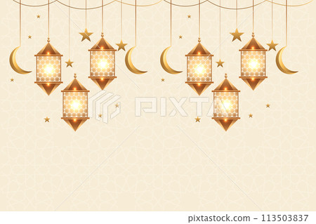 Vector Ramadan, Eid al-Fitr, Islamic background template 113503837
