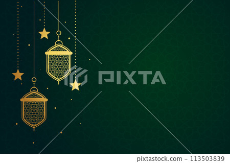 Vector Ramadan, Eid al-Fitr, Islamic background template Vector Ramadan, Eid al-Fitr, Islamic background template 113503839