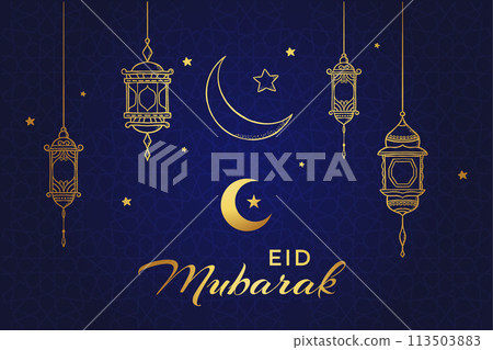 Vector Ramadan, Eid al-Fitr, Islamic background template Vector Ramadan, Eid al-Fitr, Islamic background template 113503883