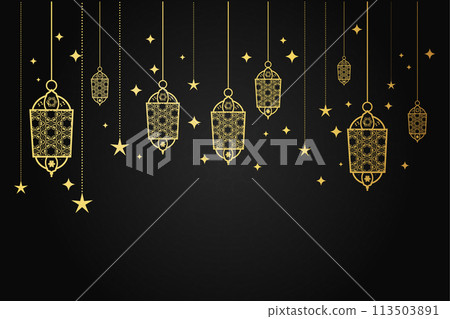Vector Ramadan, Eid al-Fitr, Islamic background template 113503891