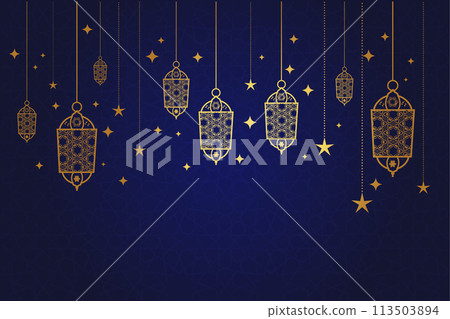 Vector Ramadan, Eid al-Fitr, Islamic background template 113503894