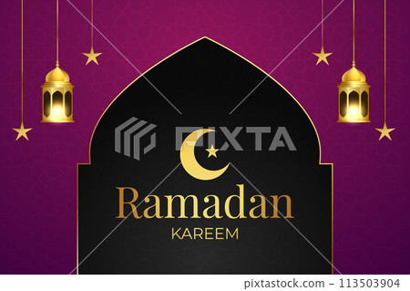 Vector Ramadan, Eid al-Fitr, Islamic background template 113503904