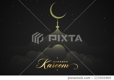 Vector Ramadan, Eid al-Fitr, Islamic background template 113503905
