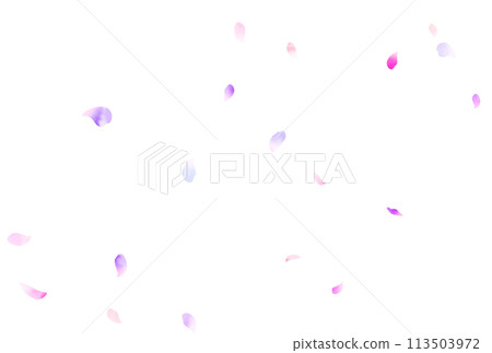 Background material_watercolor cherry blossom snow_purple Background material_watercolor cherry blossom snow_purple 113503972