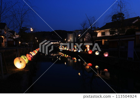 Kurashiki Spring Evening Lights (Kurashiki Bikan Historical Quarter) 9599 113504924