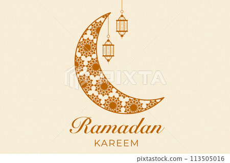 Vector Ramadan, Eid al-Fitr, Islamic background template 113505016