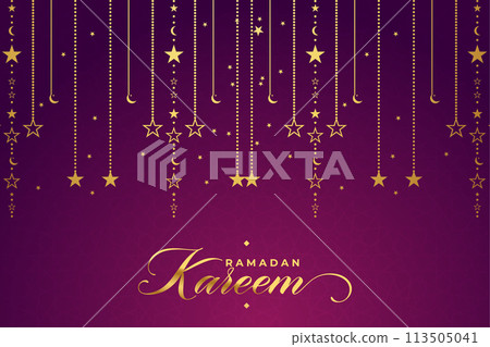 Vector Ramadan, Eid al-Fitr, Islamic background template 113505041