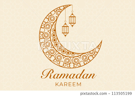 Vector Ramadan, Eid al-Fitr, Islamic background template 113505199