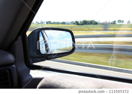 mirror of a car mirror of a car 113505372