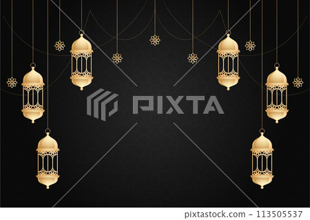 Vector Ramadan, Eid al-Fitr, Islamic background template 113505537