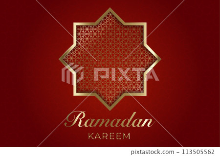 Vector Ramadan, Eid al-Fitr, Islamic background template Vector Ramadan, Eid al-Fitr, Islamic background template 113505562