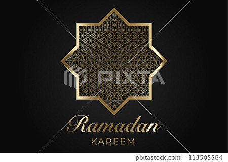 Vector Ramadan, Eid al-Fitr, Islamic background template Vector Ramadan, Eid al-Fitr, Islamic background template 113505564