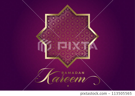 Vector Ramadan, Eid al-Fitr, Islamic background template 113505565