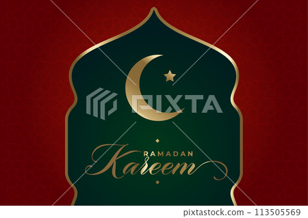 Vector Ramadan, Eid al-Fitr, Islamic background template 113505569