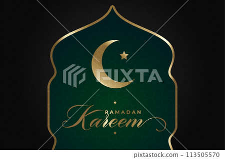 Vector Ramadan, Eid al-Fitr, Islamic background template 113505570