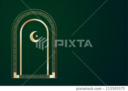 Vector Ramadan, Eid al-Fitr, Islamic background template 113505575