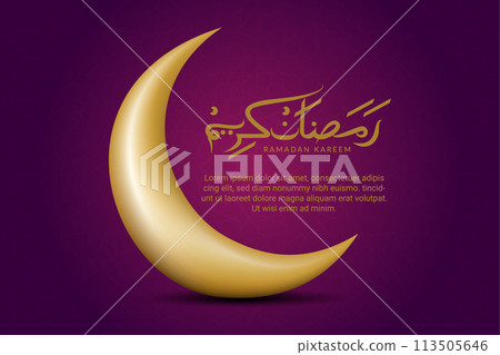 Vector Ramadan, Eid al-Fitr, Islamic background template Vector Ramadan, Eid al-Fitr, Islamic background template 113505646