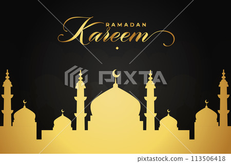 Vector Ramadan, Eid al-Fitr, Islamic background template Vector Ramadan, Eid al-Fitr, Islamic background template 113506418