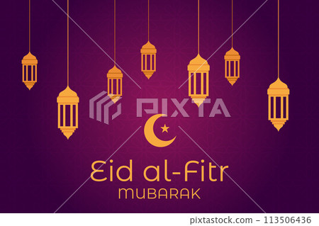 Vector Ramadan, Eid al-Fitr, Islamic background template Vector Ramadan, Eid al-Fitr, Islamic background template 113506436