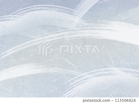 灰色日式背景水/冬季影像 113506828