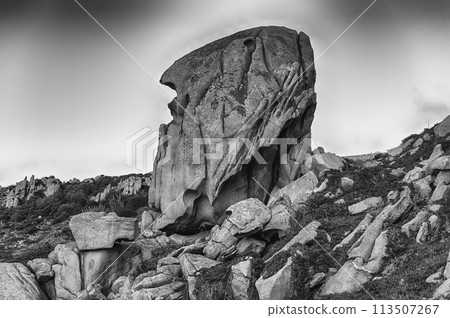 Scenic rocks in Santa Teresa Gallura, Sardinia, Italy 113507267