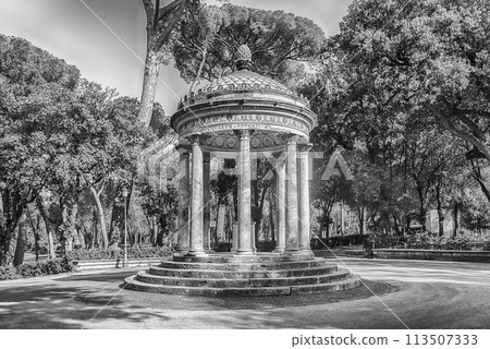Diana Temple, classical monument located inside Villa Borghese, Rome, Italy Diana Temple, classical monument located inside Villa Borghese, Rome, Italy 113507333