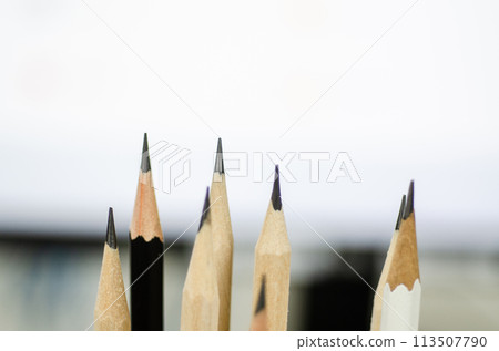 pencil in creative concept. 113507790