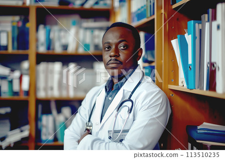 Doctor in a white medical coat Doctor in a white medical coat 113510235