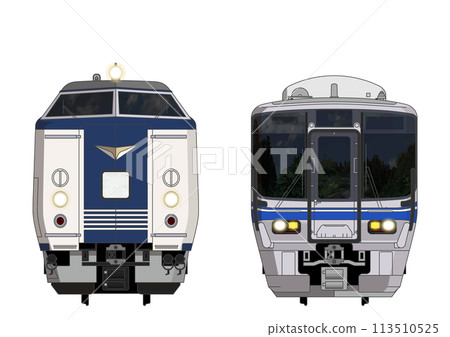 滋賀電車2號_485系200系/521系 113510525