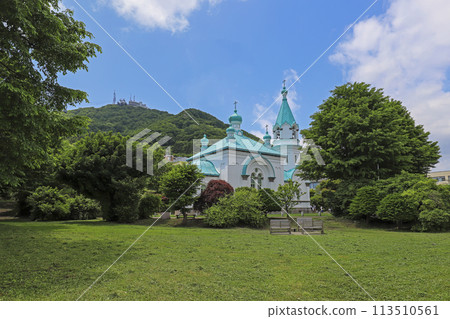 Hakodate Orthodox Church located at the foot of Mount Hakodate Hakodate Orthodox Church located at the foot of Mount Hakodate 113510561