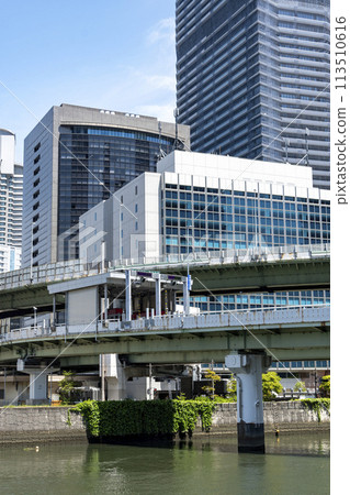 阪神高速中之島收費站風景 阪神高速中之島收費站風景 113510616