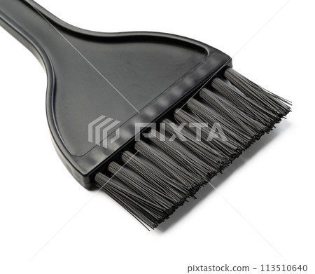 Hair color brush hairdresser tool on white background Hair color brush hairdresser tool on white background 113510640