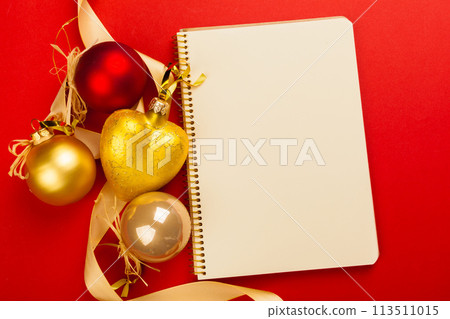 Christmas background, top view Christmas background, top view 113511015