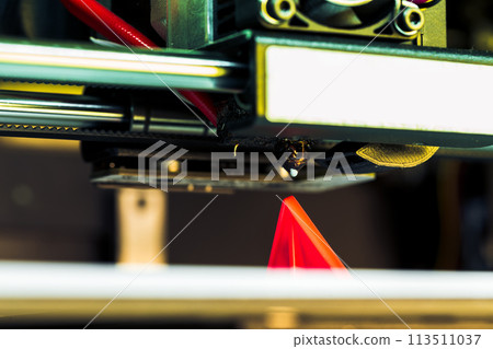 White 3D printing piece 113511037