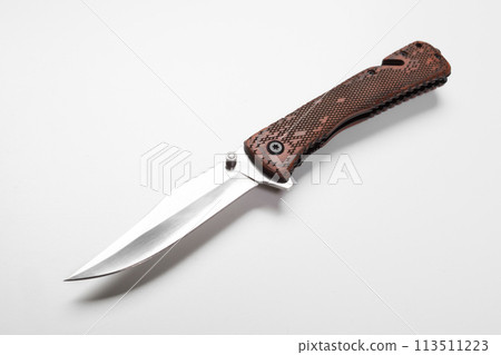 military knife in pocket isolated white military knife in pocket isolated white 113511223
