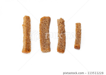 crumbs of bread croutons 113511228