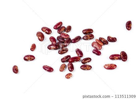 Red beans isolated on white background 113511309