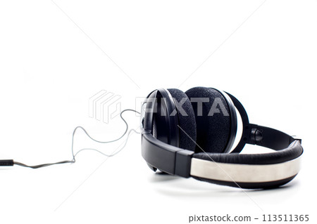 Headphones. Isolated on white background 113511365