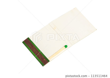 Matches isolated on white background. Closeup shot. 113511464