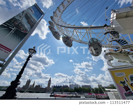 London Eye or the Millennium Wheel. 113511477