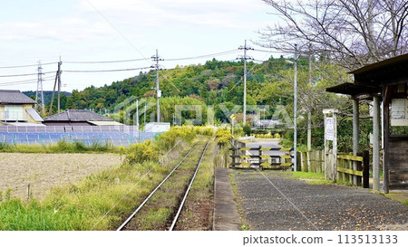 Inside Kazusakubo Station on the Kominato Railway 113513133
