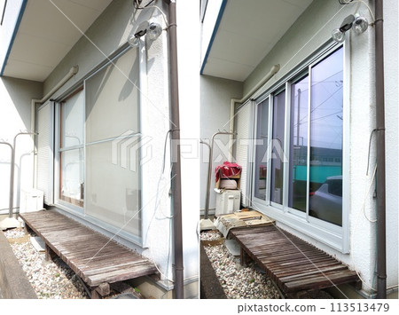 Before and after window renovation 113513479