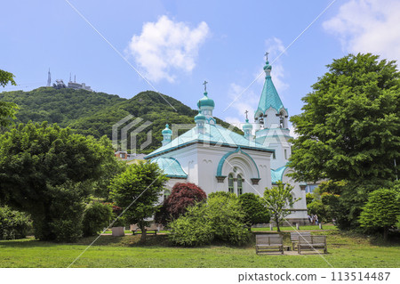 函館山腳下的函館東正教會 113514487